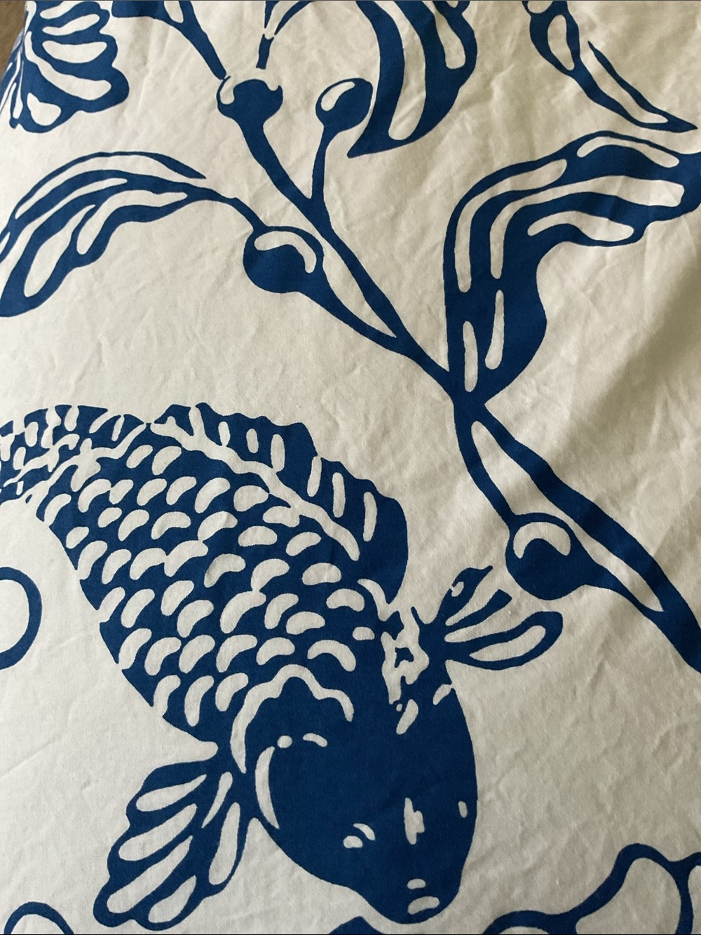 Pottery Barn duvet/sham set “Koi in Pond” or “KOI” - Picture 5 of 8